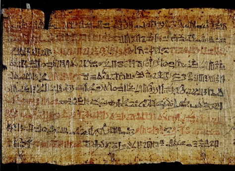 papiro de Ipuur (Ipuwer), Leiden, Museum.
